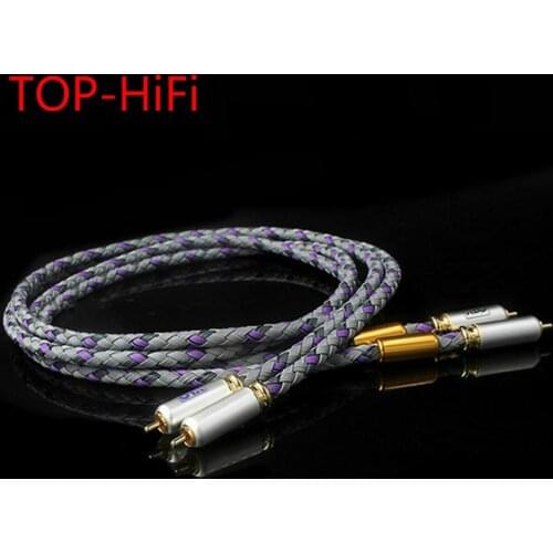 TOP-HiFi Pair XLO Signature S3-1 Singled-Ended RCA Cable CD Amplifier Interconnect Hi-end 2RCA to 2RCA Male Audio Cable