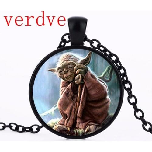 YODA Star Wars NECKLACE YODA Necklace Pendant Yoda Choker Necklace Gifts for the Star Wars universe Jewelry