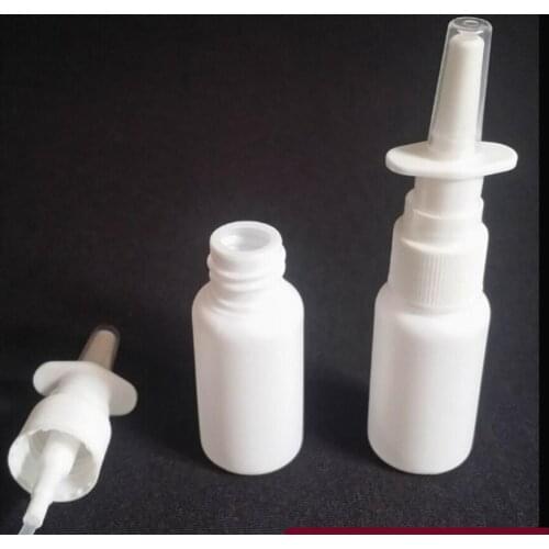 1000PCS/Lot 25 ML Nasal Spray Bottle, Medical Spray Bottle, PE Plastic White Spray Bottle wholesale