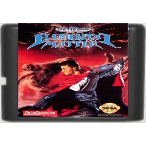 Elemental Master 16 bit SEGA MD Game Card For Sega Mega Drive For Genesis