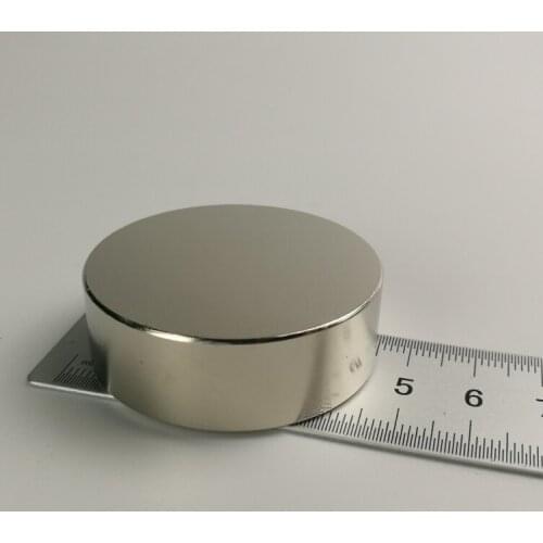 2PCS D45X15mm Super Powerful Neodymium N52 Strong Magnet Disc Magnets NiCuNI Imanes Magnetic Materia Suck the Water Gas Meter