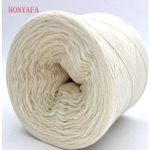 250g/pc White Non Bleached Original Ecology Healthy Cotton Knitted Yarn Baby Natural Soft Yarn for Crocheting Knitting
