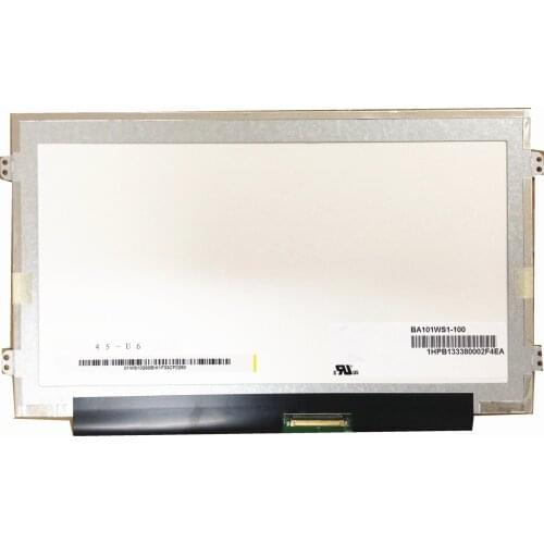 Free shipping BA101WS1-100 BA101WS1 B101AW06 V.1 N101L6-L0D LTN101NT08 10.1inch LED Display Laptop Screen