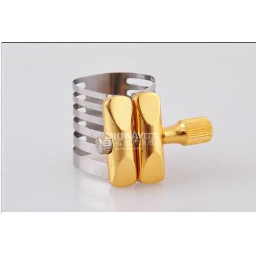FREE SHIPPING Stainless steel Alto sax Ligature Perfect Sax Metal Ligature sax parts