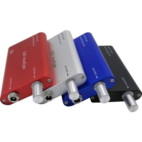 Dental Portable Battery Case with Charger Adapter For Surgical Medical Loupes LED Head Light Lamp