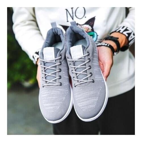 2020 Fashion Outdoor Men White Sneakers High Quality Brand Casual Breathable Shoes Mesh Soft Jogging Tennis Mens Shoes Summer