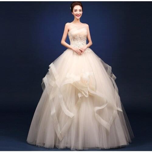 Champagne lace ruffled waist ball gown princess medieval dress Renaissance Gown queen Victoria/Antoinette/ball gown/Belle Ball