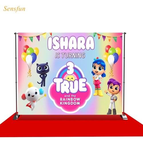 LEVOO background for photo studio cartoon Colorful child birthday Party photocall photobooth decor studio custom shoot prop