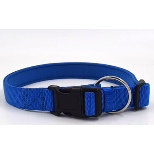 Nylon Soft Liner Padded Dog Pet Collars Neck Protection Safe Dogs Collar For Small Medium Large Dogs Accessoires