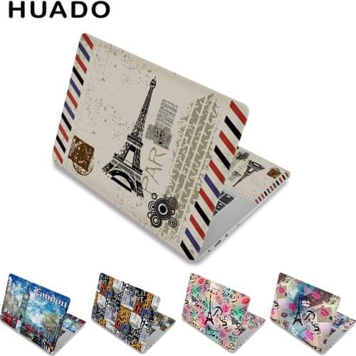 Eiffel Tower 17"15"14"12" notebook sticker for 15.6" laptop skin portable computer stickers for lenovo/mac air 13/xiaomi pro/hp