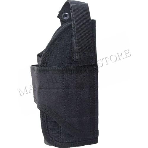 New Holster Right handed Military Adjustable Airsoft Hunting Pouch Tornado multiple MOLLE Vertical Tactical Vest Pistol Holster