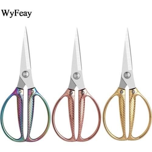 Stainless Steel Sewing Scissors Embroidery Tailor Scissors Shears Cutter Kitchen Scissors Leather Craft Fabric Cutter Scissor