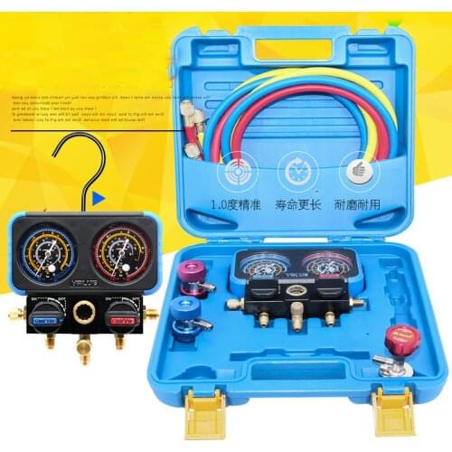 R134a Refrigerant car air conditioner charging hose Refrigerator manifold gauge set