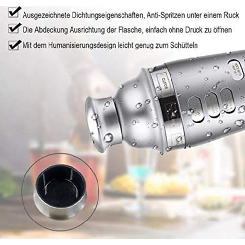 700Ml Cocktail Shaker Measuring Stainless Steel Bar Drink Mixer Bartender Strainer Drink Mixer Set