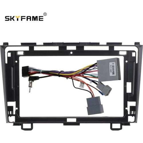 SKYFAME Car Frame Cable For HONDA CRV 2007-2011 Screen Dask Kit Fascia Frame