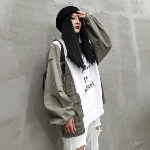 2020 early autumn new sweater womens trendy color contrast printing Korean style loose 0916-6