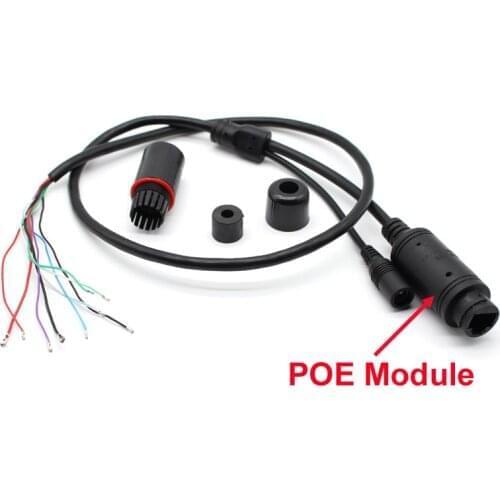 Built-in 48V POE Module CCTV end Cable LAN Power over Ethernet Lan RJ45+DC Ports Cables for IP camera board module