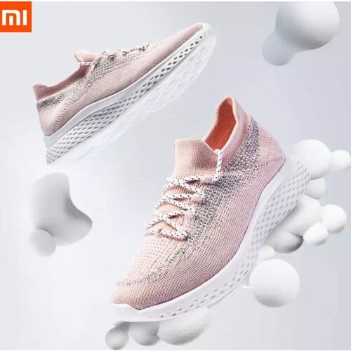 100% Original Xiaomi FINE PLAN Sport Sneakers Shoes Antibacterial Lightweight Fitness Leisure Shoes For Smart Sport Sneakers
