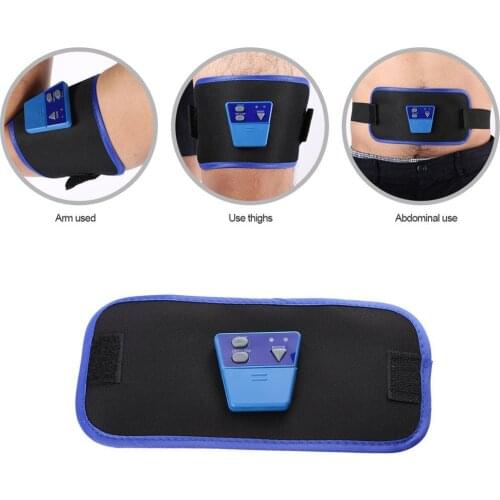 2set ABGymnic AB Gymnic Electronic Body Muscle Arm Leg Waist Abdominal Massage Exercise Toning Belt Slim Fit for Beauty