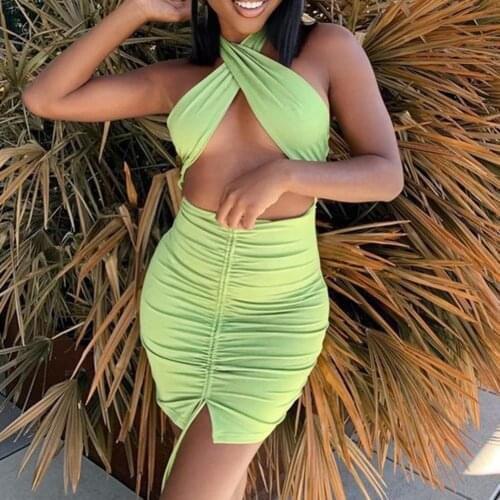 DIANRUO Pink Summer Dresses