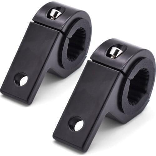 Motorcycle Fog Driving Light Spotlight Clamp Bracket LED Lamp Mount For Honda Grom Cb190r Cbr250r Yamaha Fz1 Fz6 Ybr 125 F800r