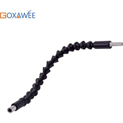 GOXAWEE Electronics Drill 300mm Flexible Shaft Bits Extention Screwdriver Bit Holder Connect Link Snake Drill Flexible Shaft