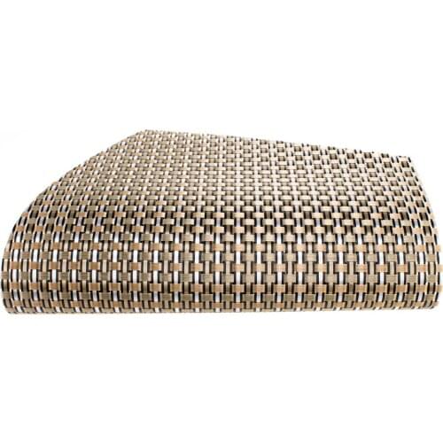 Fashion 4pcs Dining Table Placemats Heat-resistant Wedge Placemats Stain Resistant Washable Table Mats FBE2