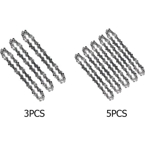 Mini 4 inch Links Chainsaw Chain Kit Portable Replacement Saw Mill Chain Electric Chainsaw Parts For Garden Tools