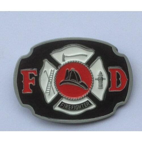 3D FIRE FIGHTERS Belt Buckle JF-BY313 suitable for 4cm wideth belt with continous stock free shipping