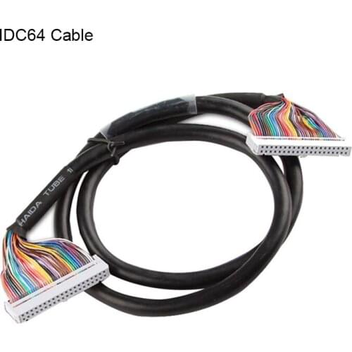 IDC64 Industrial Cable IDC64 breakout board cable, Round cable, with preassembly, not shielded, variable cable length
