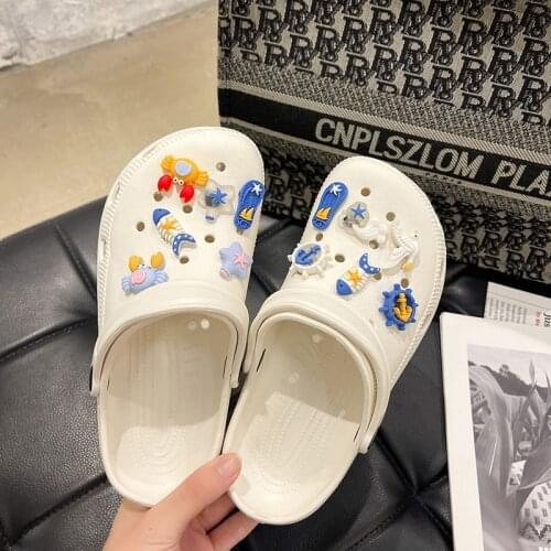 Summer Women Slippers Outdoor Clogs Garden Shoes Beach Sandals Sweet Female Slippers Indoor Home Shoes Bathroom Slides Flip Flop