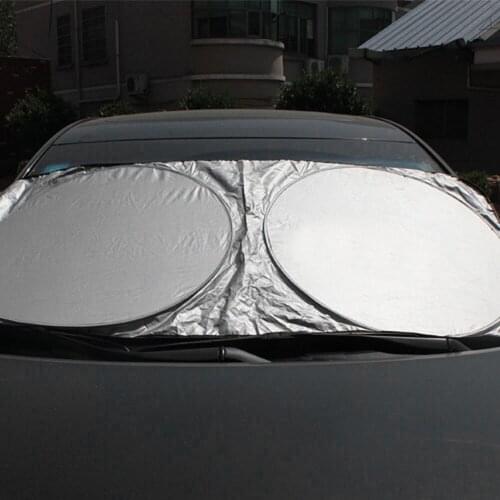 147cmx69cm Car Windshield Sunshade Front Rear Window Sun Shade Visor Shield Cover Solar UV Protection Curtain parasol coche