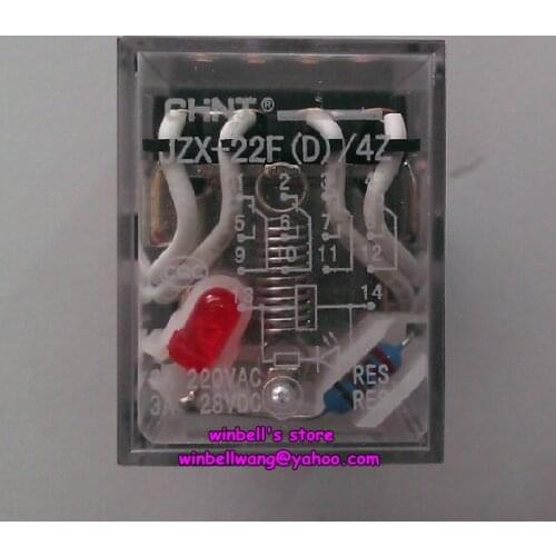 Brand new intermidiate relay JZX-22F(D) 4Z AC220V AC24V DC24V AC36V