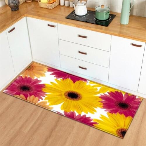 Modern Kitchen Rug Bedroom Living Room Decoration Carpet Home Hallway Entrance Doormat Balcony Bathroom Anti-Slip Long Floor Mat