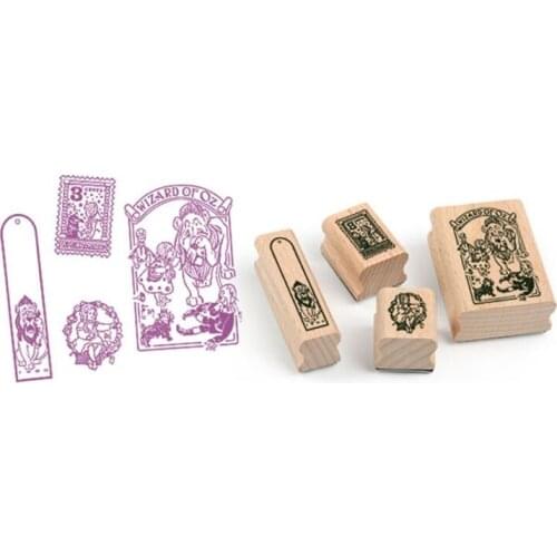 Vintage Decoration Stamp Set DIY wooden rubber stamps for scrapbooking standard