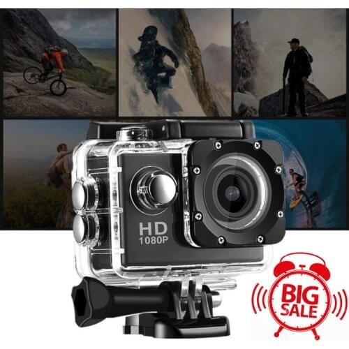 Under Water HD 1080P 32GB Outdoors Sports Action Mini Camcorder Waterproof Mini Camera Set Camera Video Camera With Clip Case