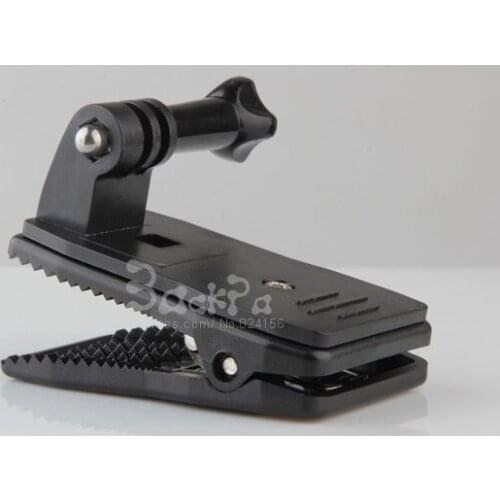 360 Rotatable Clip Mount Belt Knapsack Backpack Clamp for Gopro Hero 3 4 SupTig SJ4000 SJ5000 SJ6000 Sports Camera Accessories