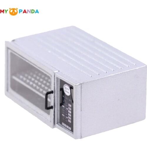 1Pc 1/12 Kitchenware Cookware Set for Dolls House Miniature Home Kitchen Accessory Model(Microwave oven)