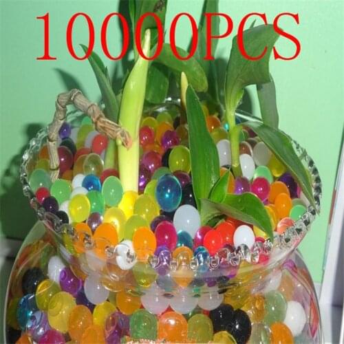 10000PCS/ bag polychromatic crystal mud crystal earth sponge crystal beads colored pottery bubble beads soilless culture