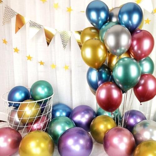5in/10in/12in Metallic balloons Birthday party decoration ballons Holiday decoration