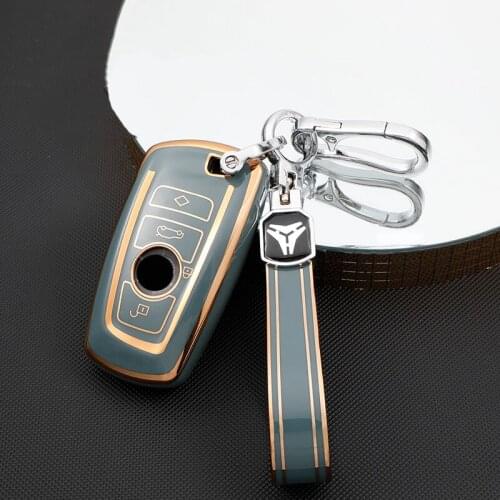 TPU Car Key Case Cover For BMW F20 F30 G20 f31 F34 F10 G30 F11 X3 F25 X4 I3 M3 M4 1 3 5 Series Shell Auto Accessories Fob