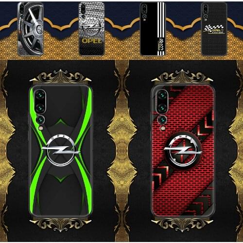Opel Astra car logo Phone case For Huawei P Mate P10 P20 P30 P40 10 20 Smart Z Pro Lite 2019 black painting shell silicone