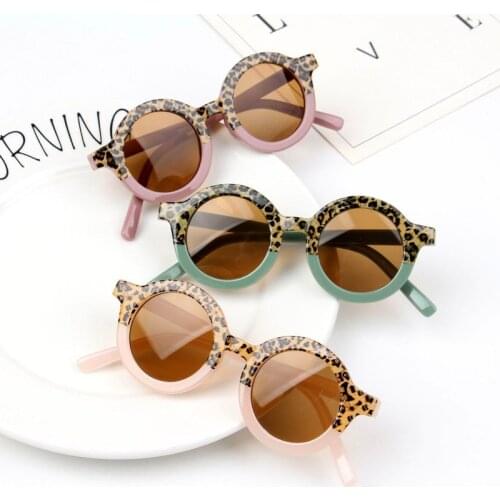 Kid Round Sunglasses for Girls Boy Vintage Colorful Oversized Children Glasses Classic Baby Eyewear Lentes De Sol Gafas 2021