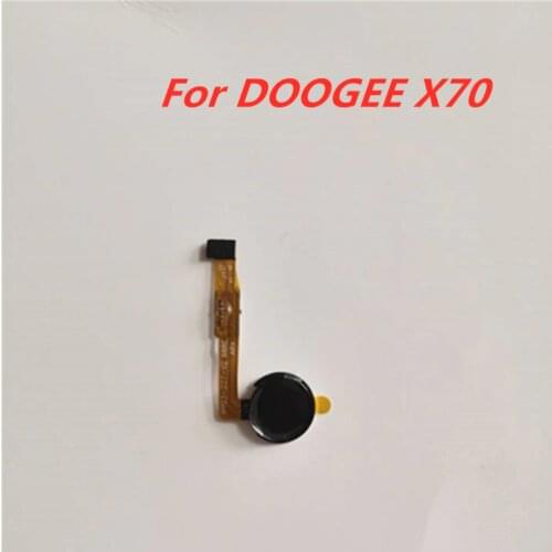 For DOOGEE X70 5.5inch Cell Phone New Original Fingerprint Sensor Button Components Flex Cable Repair Accessories