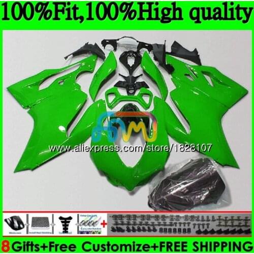 Injection For DUCATI 899 1199 S R Panigale 12 13 14 15 16 All green 77BS.51 1199R 899S 1199S 2012 2013 2014 2015 2016 Fairing