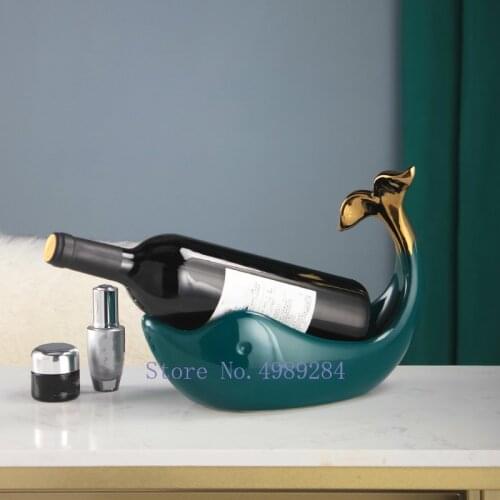 Modern Creativity Ceramics Whale Fish Candy Modern Home Desktop Storage Box Decorative Accessories Figurines Home Decor