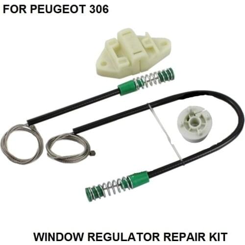 CAR ELECTRIC WINDOW REGULATOR CLIPS KIT FOR PEUGEOT 306 CABRIOLET WINDOW REGULATOR REPAIR KIT FRONT LEFT * NEW * 1993-1997