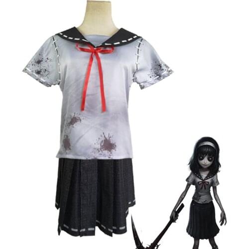 Hot Game Identity V Cosplay Costume to Junji Kawakami Tomie Dream Witch Wig Clothing Japanese Skirt Halloween Carnival Party