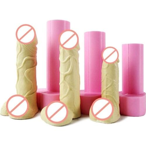 Man Sexy Penis Silicone Mold For Cake Decorating Chocolate Resin Candle Soap Baking 3D Adults lover surprise Male Organ Mould
