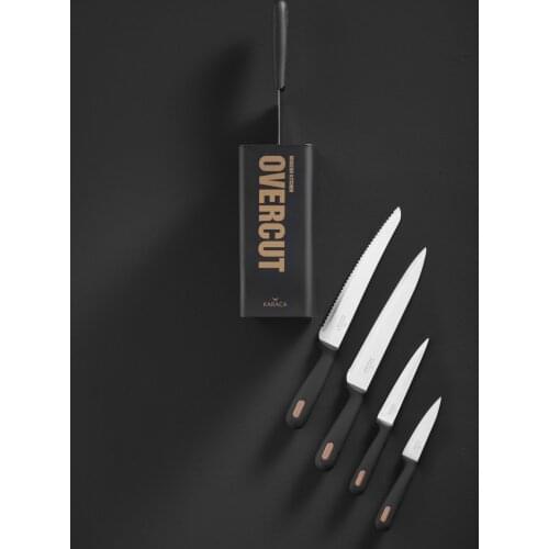 Karaca Overcut 6 Piece Knife Set, all kitchen knife needs in one set, stainless, high quality, professional chef knife set